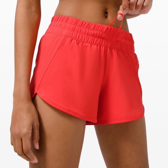 lululemon pink tracker shorts